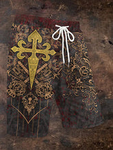 Herren-Shorts mit Viking-Print zartstils